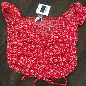 Adika Floral Crop Top
